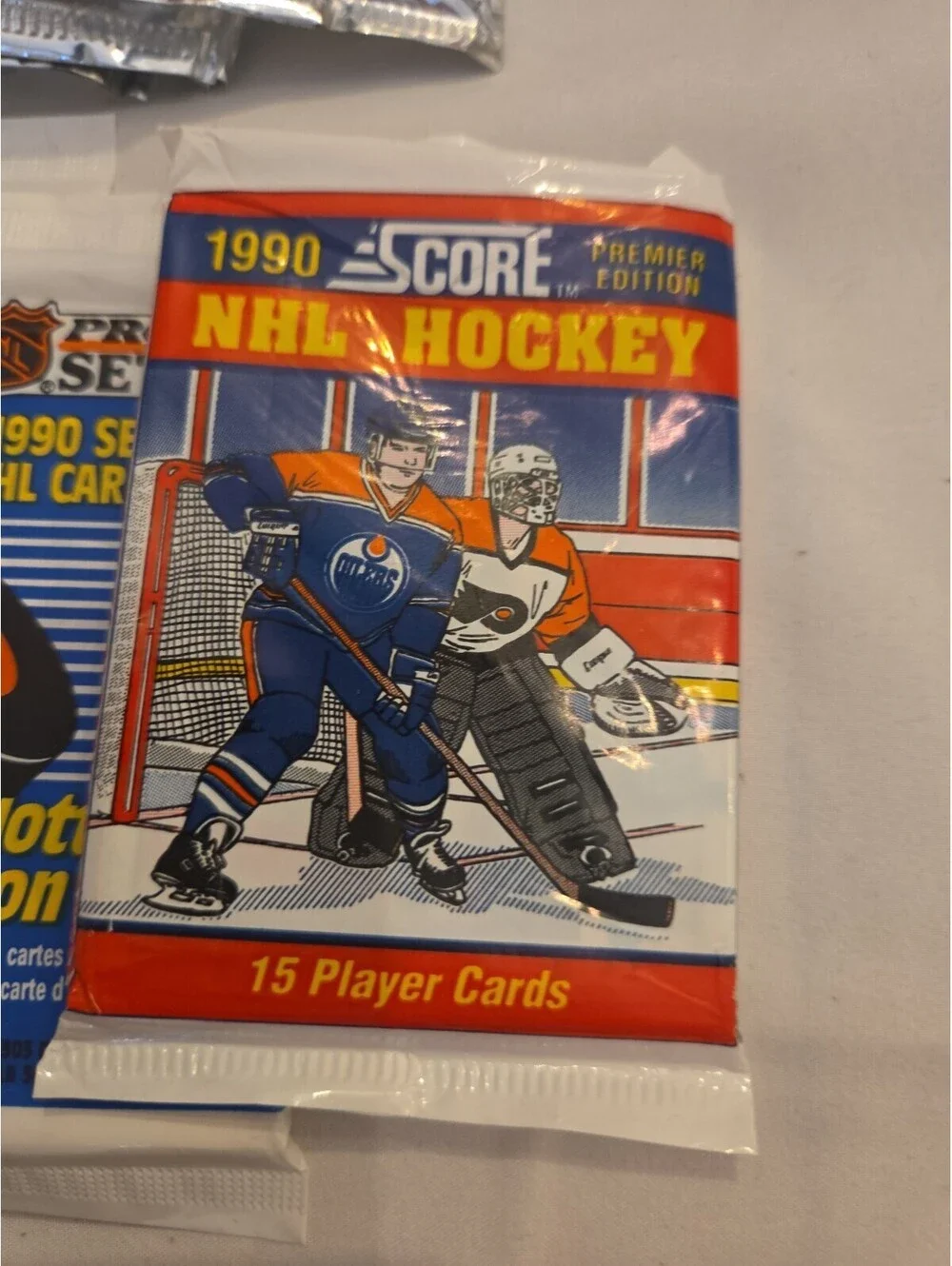 NHL HOCKEY SEALED PACK LOT OF 9 UPPER DECK Gretzky Heroes, PRO SET, Score